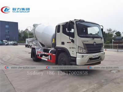 China Foton Rowor 4х2 5.5cbm Cement Mixer Truck With Q345 Steel Tank for sale
