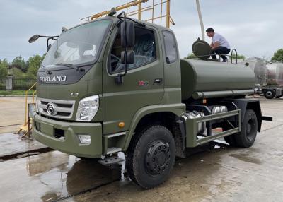 China Caminhão de tanque da água de FOTON FORLAND 4x4 para o transporte da água potável à venda