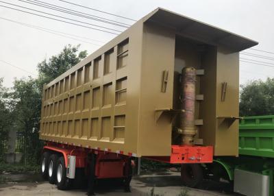 China 3 FUWA Axle 40 Ton 45 Ton 50 Ton Tipper Semi Trailer for sale
