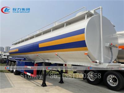 China 3 Axle 40CBM Q235 Carbon Steel Diesel Transport Truck Semi Trailer for sale