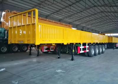 Chine 45FT 4 charge utile d'Axle Drop Side Trailer With 60000kg à vendre