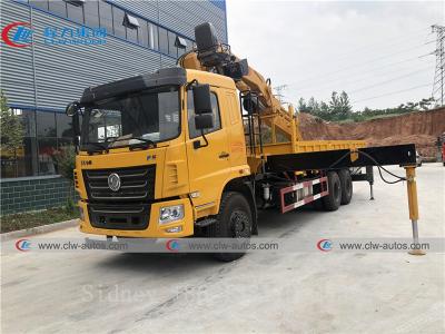 中国 Dongfeng 6x4 12Tのトラックによって取付けられる望遠鏡クレーン 販売のため