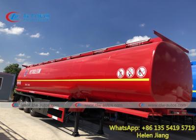 China CCC 42CBM Air Suspension Fuel Tanker Trailer With 6 Compartments for sale