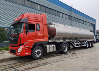 China 3 BPW Axles 36000 Liters Stainless Steel Oil Tank Trailer for sale