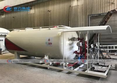 China ASME Explosion Proof Mobile LPG Refilling Plant With 2 Filling Weight Scale for sale