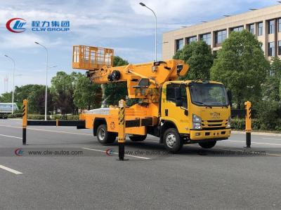 China Isuzu 29 medidores de caminhão aéreo telescópico hidráulico de Skylift da plataforma à venda