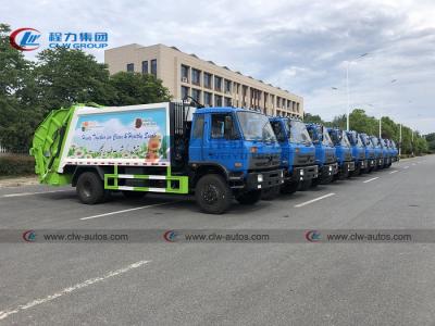China Camión de basura del compresor de la conducción a la derecha 14cbm 14,000Liters de China Dongfeng a Paquistán en venta