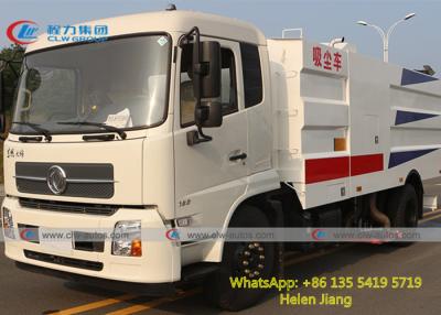 China Dongfeng 4x2 10CBM Vacuum Road Sweeper Truck For Street Cleaning for sale