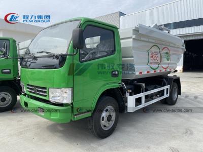 China Factory High Price Ratio Dongfeng 7cbm 7000Liter Sealed Dump Garbage Truck for sale