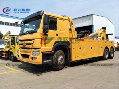Chine Moteur diesel du camion 340HP de récupération de Sinotruk HOWO 20t-30tons de prix usine remorquant le naufrageur Tow Truck à vendre