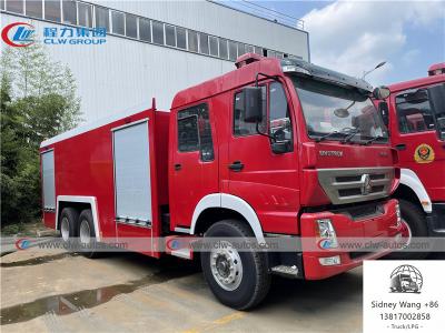 Chine Camions d'ouvrier chargé des pompes du feu de secours de SINOTRUK HOMAN 6x4 à vendre