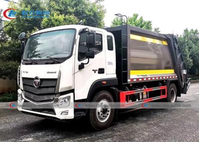 China FOTON AUMAN 6 Wheeler 12M3 Garbage Compactor Truck for sale