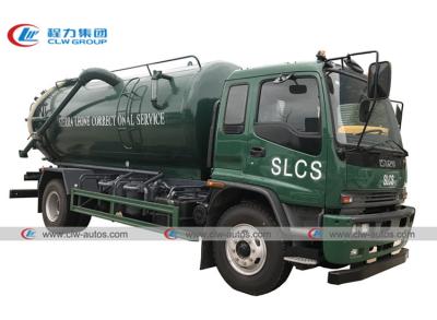 China Vrachtwagen van de de Hoge druk de Vacuüm Faecale Zuiging van ISUZU FTR 12000 Liter Te koop