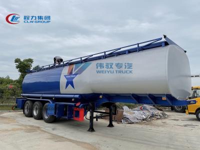 China 3 Axles 40000 Liters Q235 Carbon Steel Tank Semi Trailer For Crude Oil for sale
