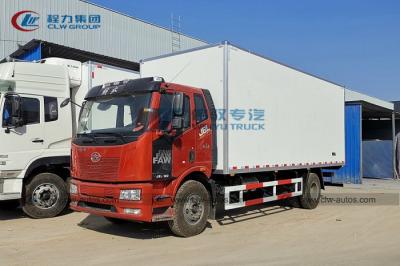 China 10 - 15T FAW 7.5 Meters Refrigerator Van Truck for sale
