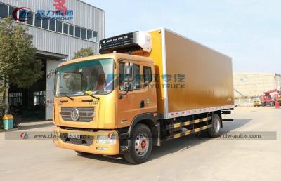 China Do alimento de Dongfeng 10 - 15 toneladas do refrigerador Van Truck do transporte à venda