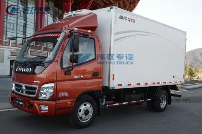 China Foton 4x2 8T Diesel Engine Refrigerated Transport Trucks for sale
