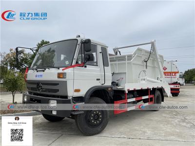 China Camión de basura del brazo oscilante del cargador del salto de LHD RHD Dongfeng 4x2 4cbm en venta