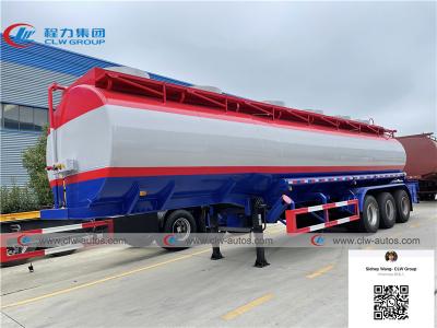China 42000 Liter 30 Ton 35 Ton Tri Axle Semi Trailer For Fuel Transport for sale