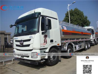 China Foton Auman 8x4 25000L 30000L Gasoline Tanker Truck for sale
