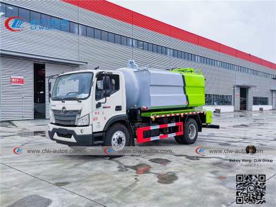 China Foton Forland Vacuum Suction Truck With 8000L Septic Tank And 4000L Water Tank for sale