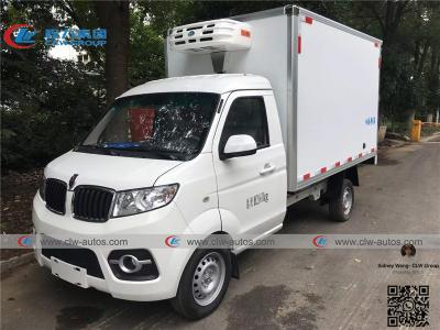 China Jinbei 4x2 Gasoline Engine Mini Refrigerated Truck for sale