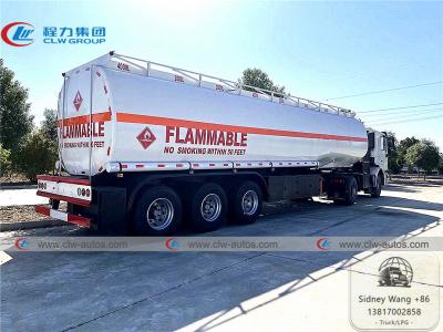 China Tri Axle 46000 Liters 35T 40T Diesel Delivery Truck Semi Trailer for sale