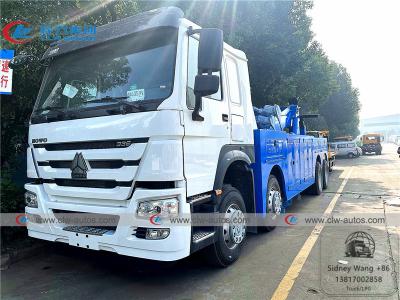 China SINOTRUK HOWO 8x4 Verenigde Geïntegreerde Wrecker Tow Truck Te koop
