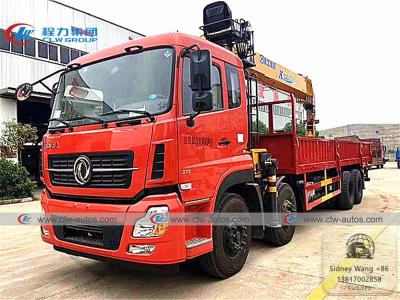 China Vrachtwagen van 8x4 Dongfeng Kingland zette Telescopisch Crane With Construction Equipment op Te koop