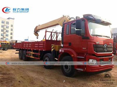 China Shacman F3000 8x4 Truck Mounted Telescopic Boom Crane for sale