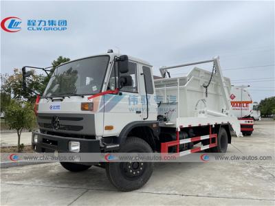 China Camión de basura del cargador del salto del brazo oscilante de LHD 10m3 en venta