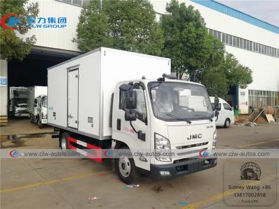 China JMC 4x2 LHD 5T Small Refrigerator Freezer Truck for sale