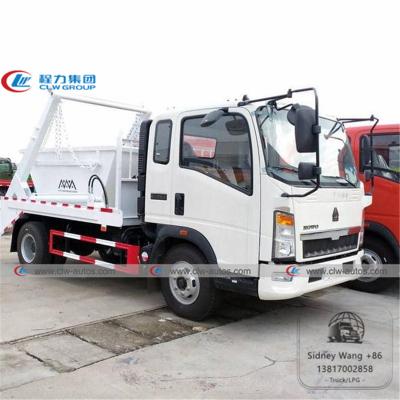 China Caminhão da recolha de lixo do braço do balanço de Sinotruk Howo 5000L à venda