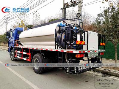 중국 Shacman 4x2 10000 리터 구두약 살포기 트럭 판매용