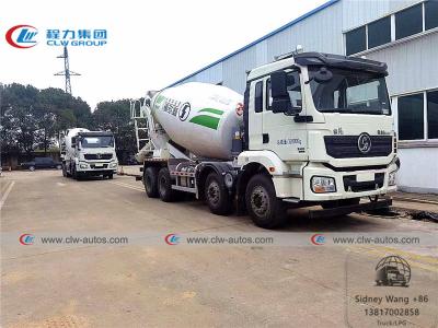 China Shacman 8x4 14000L 18000L Heavy Duty Concrete Mixer Truck for sale