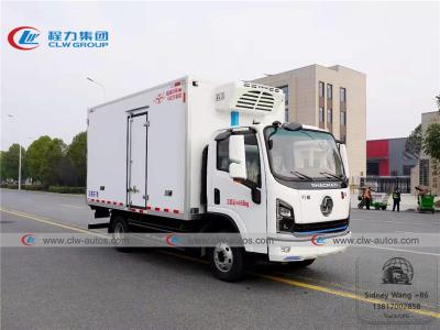 China Shacman 4x2 5T Refrigerated Van Truck With Carrier Hanxue Thermo King Refrigerator for sale
