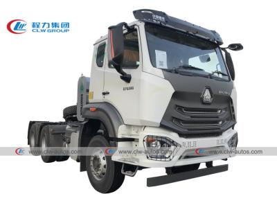 China HOWO / HOHAN 6x4 420HP RHD Tractor Head Truck With Auxiliary 1000L Oil Tank for sale