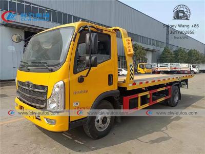 China Des Wrecker-LKWs Foton Forland 3tons 5tons kleiner schleppender FlachbettlKW zu verkaufen