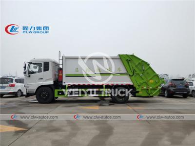 China Dongfeng 14m3 Grote Betrouwbaarheid Vaste Afval Vuilnispers Vrachtwagen Afvalverwijderingsvrachtwagen Te koop