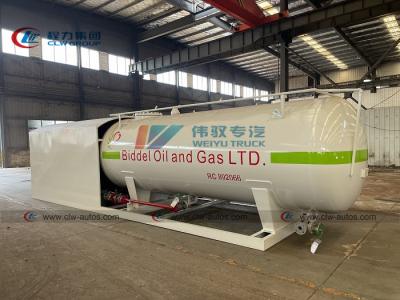China 10cbm 10m3 LPG Gas Plant LPG Refilling Gas Tank Station With Dispensers for sale