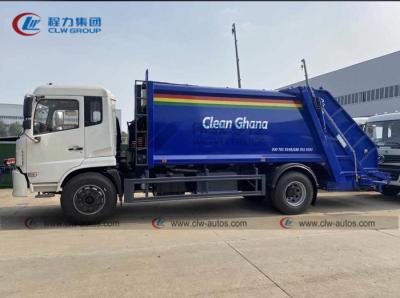 China Caminhão comprimido do escaninho de lixo 12m3 da parte inferior 5mm do lado 4mm do aço carbono Q235 no mercado de Gana à venda