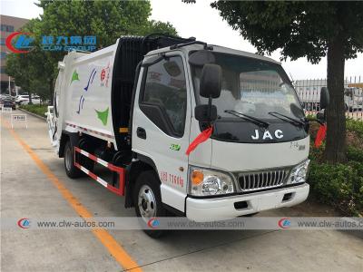 China WEIYU truck JAC brand 6cbm Compressed Waste Collection refuse Garbage Truck for sale for sale