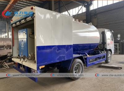 China 5ton Bobtail Truck Lpg Tanker Truck For Cylinder Refilling Petrol Tanker Truck for sale