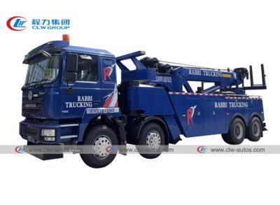 China SHACMAN F3000 8x4 RHD 420HP Boom Rotator Road Recovery Rescue Tow Truck 30tons for sale