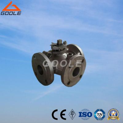 China Steam Jacketed L Port Three Way Ball Valve (GABQ44F) for sale
