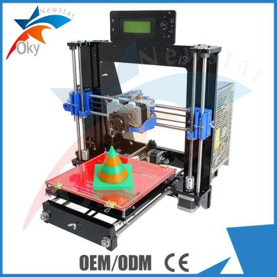 China Laser Cut Acrylic Frame 3d Printer Kits Dual Extruder I3 Pro C Multicolor for sale