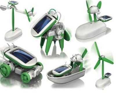 China 6 in 1 Solar Powered Robot for sale