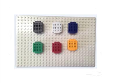 China Plástico colorido del ABS de los mini de la tabla de cortar el pan 25 de Solderless puntos electrónicos estupendos del lazo en venta