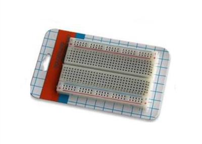 China Durable Solderless Pcb Breadboard ABS Plastic Material With 400 Tie Points for sale