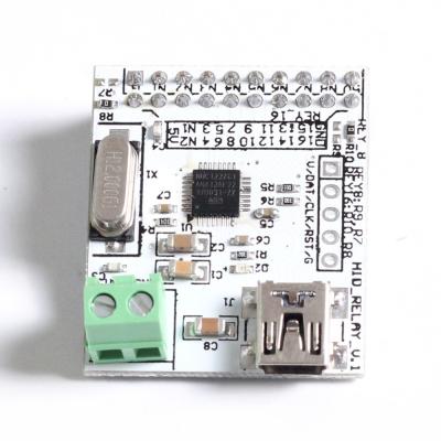 China 16 8 Channel Relay Module Driver Less HID Mini USB Control PCB / Metal Material for sale